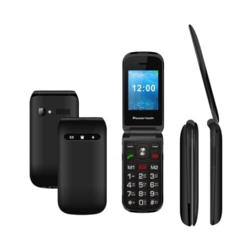 Feature Phone Powertech Milly Flip 2G 32MB (32MB Ram) Dual-Sim Black EU