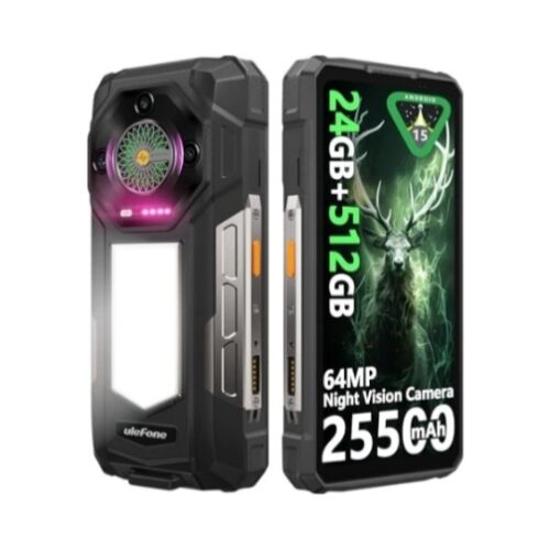 Ulefone Armor 33 4G 512GB (12GB Ram) Dual-Sim Black EU